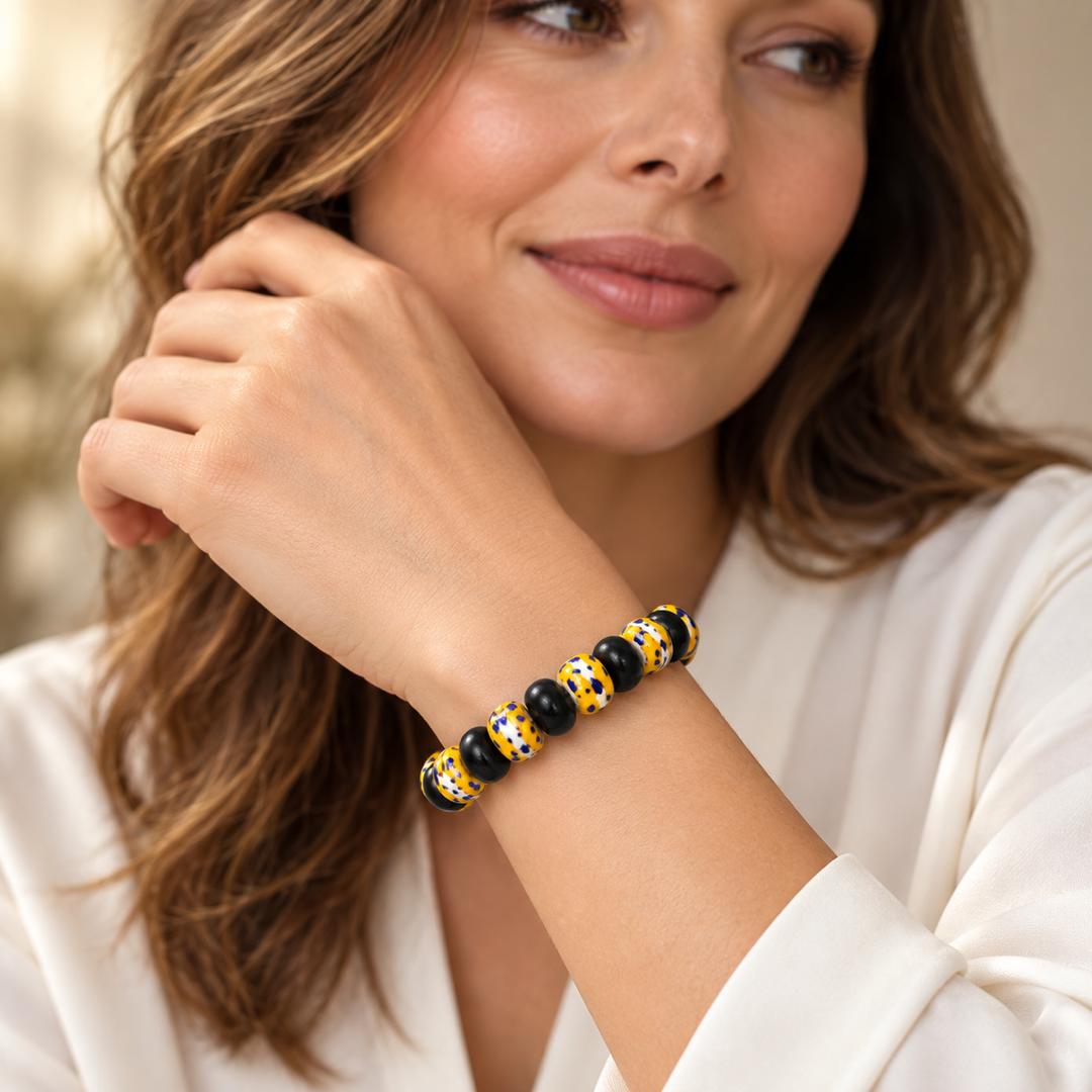 Colorful Beaded Bracelet for Women & Girls | Stylish Handmade-Look Fashion Bracelet