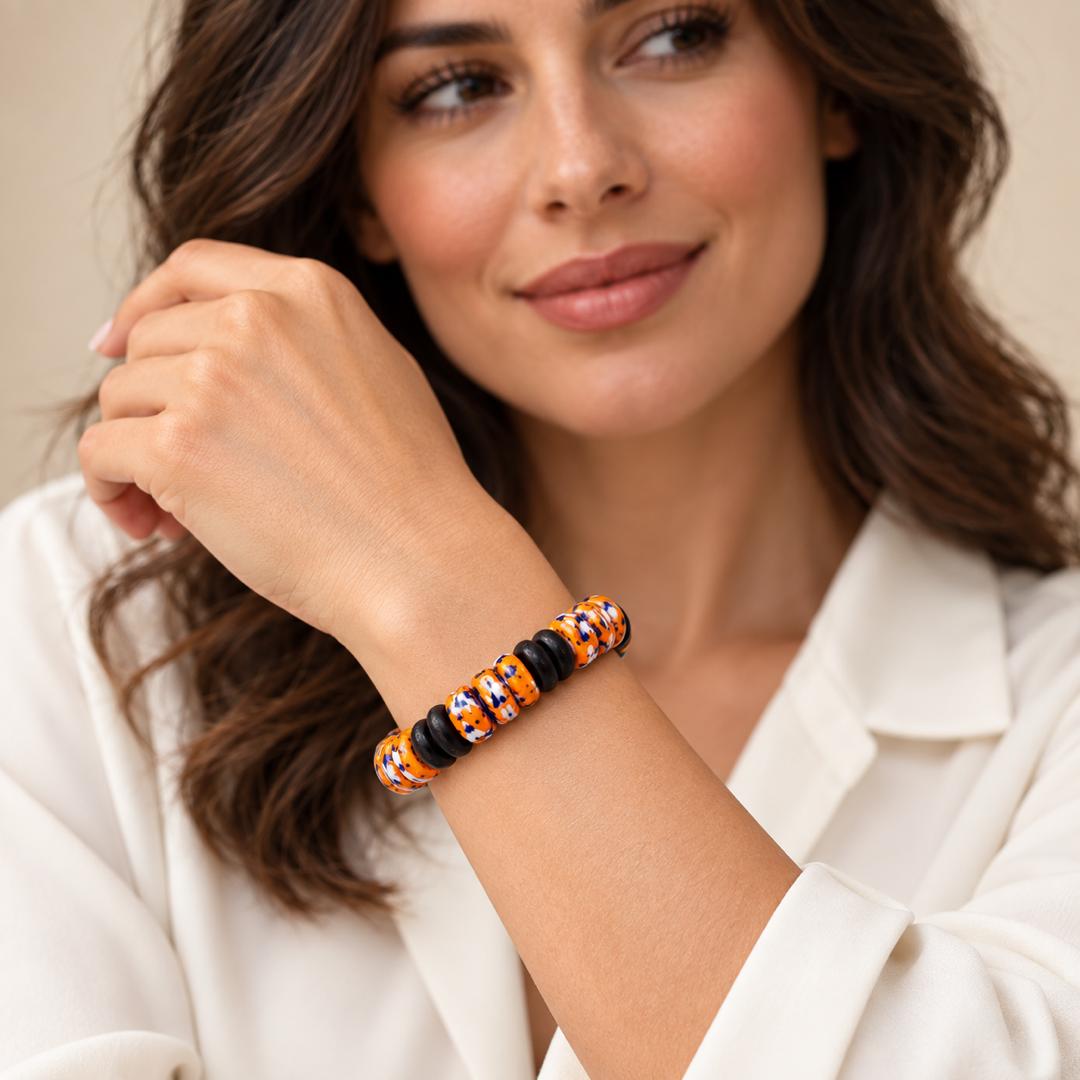 Colorful Beaded Bracelet for Women & Girls | Stylish Handmade-Look Fashion Bracelet